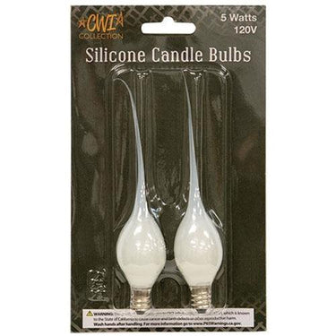 2 Pkg Warm Silicone Bulbs 5W - The Fox Decor